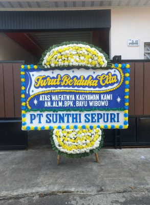 Papan Bunga Duka di Mootilango